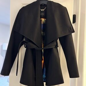 Beautiful black Ted Baker coat. Looks brand new